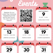 schedule of august events